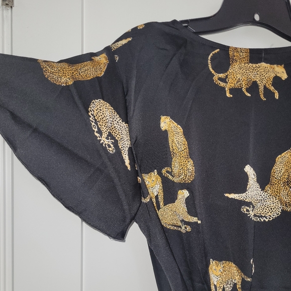 Leopard Print Romper. NWT. Size L. - Picture 7 of 14